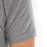 Grey Men Blank 100% Cotton Casual T Shirts Design Round Neck Digital 3d Printing