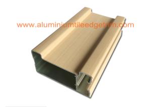 China Different Design Aluminium Door Profiles Wood Grain / Mill Finish 1.4-4mm Thickness wholesale