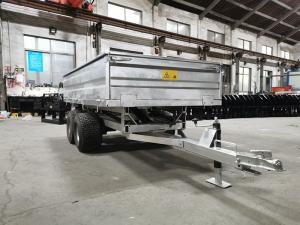 China Farm Tractor Trailer With Hot Dip Galvanized; Agriculture Transport Tipping Trailer wholesale