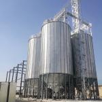 Farm Spiral Steel Silo Grain Bin Fire Prevention Moisture Resistance