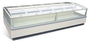 China Energy Saving Food Display Cabinets Supermarket Fridges And Freezers With Sliding Glass Lid wholesale