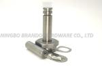 Thread Connection Solenoid Stem Stainless Steel Pentagon Seat With Interior