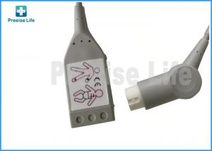 China Ph Patient monitor M1510A 3 lead ECG cable  with 12 connector AHA color code wholesale