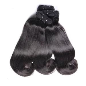 China Super Hair Extensions Double Drawn Weft Unprocessed Bone Straight Funmi For Nigeria Girl wholesale
