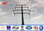 Galvanized Steel Tubular Pole For Electrical Distribution Line Project