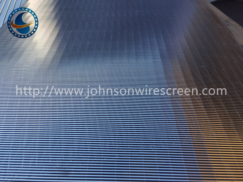 2507 Stainless Steel Slotted Wedge Wire Screen Panels For Petroleum Industry
