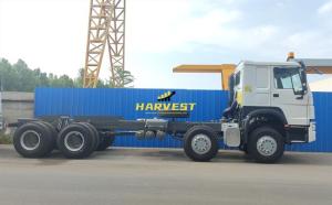 China Hot-sale Sinotruk Howo 8x4 Diesel 400hp Heavy Duty Cargo Truck chassis wholesale
