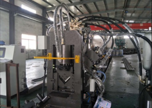 Power Tower Accessory Industry Use CNC Punching Marking Cutting Machine Line Model CJBNC1412