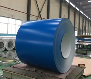 China RAL5020 Ocean Blue PE HDP PVDF Color Coated Aluminum Coil 3003 H24 H26 100MEK Resistance wholesale