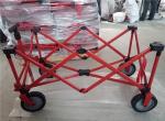 600D Folding Pull Along Trolley Garden Wagon Folding Festival Trolley 108cm