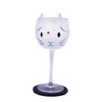 Cat Shaped 400ml Crystal Balloon 14 Oz Wine Glasses
