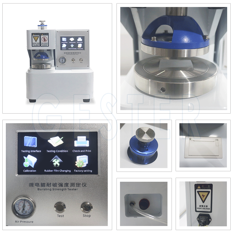 Automatic High-pressure Bursting Strength Tester for carton box
