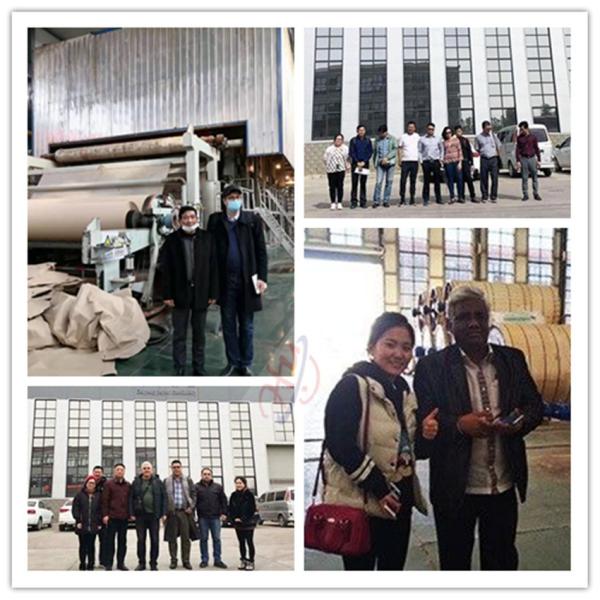 100 Tpd Corrugated Paper Machine Producing Line Small Scale