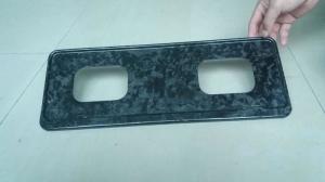 China Professional China Fabricator Custom Forged Carbon Fiber Car License Frame Plate on sale