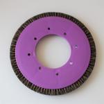 Stenter Machine Parts Finishing Machine Brush Wheel Mixed Bristle Pig Hair
