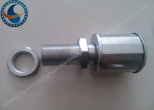 Quality 304 Stainless Steel Water Nozzle , Rotary Screen Filter 0.05-1mm Slot for sale