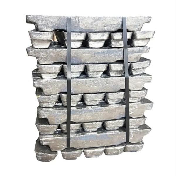 High Purity 99.9% Rare Metal Alloys Stibium Antimony Metal Ingots For Hardener