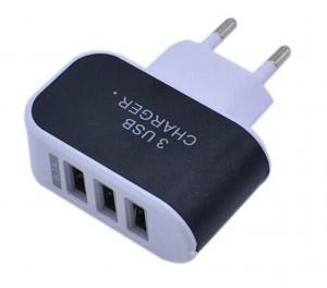 China 5V 2.4A QC Quick Charge 3.0 Charger , Universal disposable 3 Port USB Travel Wall Charger Adapter wholesale