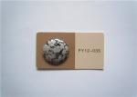 Covered Garment Buttons Metal Sewing Buttons Environmental OEM Service