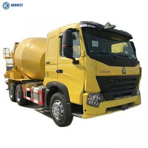 China 10m3 Capacity SINOTRUK A7 6x4 371hp Concrete Mixer Truck With Top Reducer wholesale