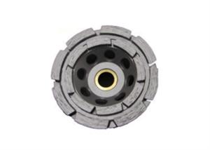 China Silver Brazed Diamond Turbo Cup Wheel , Diamond Grinding Wheels MPA Approved wholesale