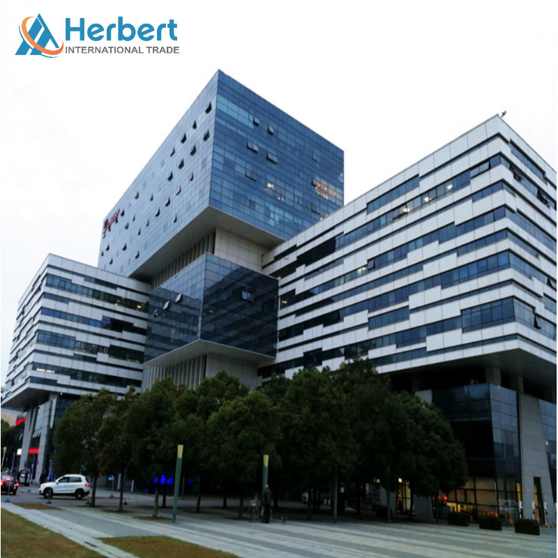 Q345 Aluminium Curtain Wall Stone 960mm 820mm Customized For Structure