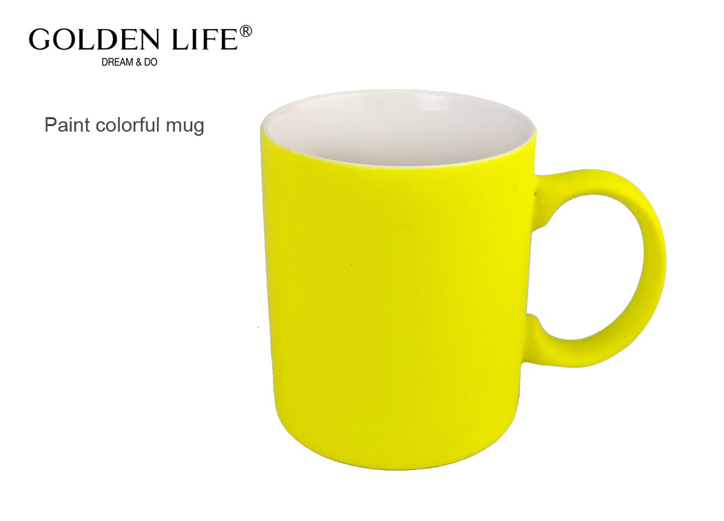 Set Of 4 Matt Glaze Color Coffee Cup With Custom Coffee Mugs