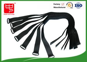 China Black Long durable buckle straps , cinch straps A grade wholesale
