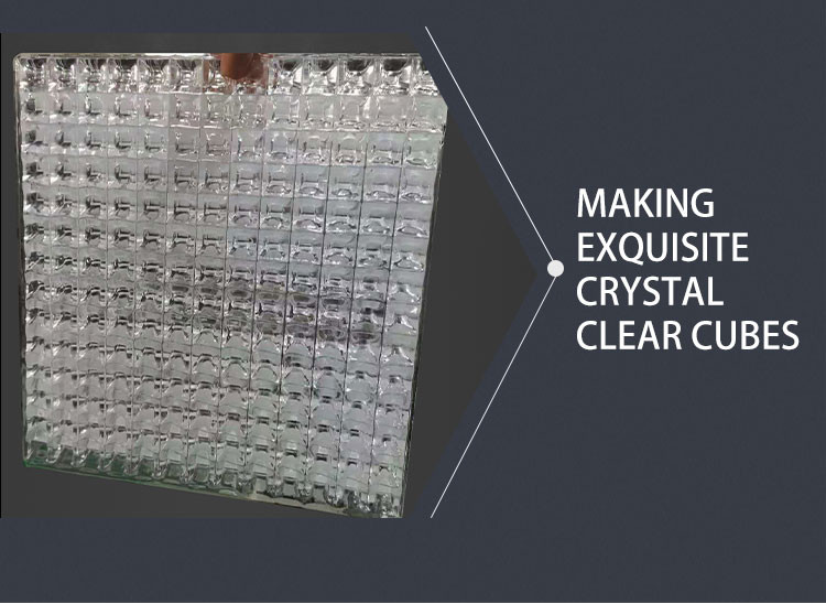 R404a 1000kg Capacity Ice Cube Making Machine Ice Block Maker