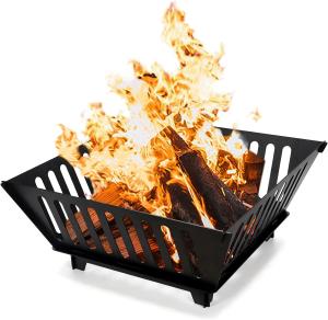 China Fire Pit 25 Inch Outside Wood Burning Portable Firepit Log Stove Fireplace for BBQ Camping Campfire Bonfire wholesale