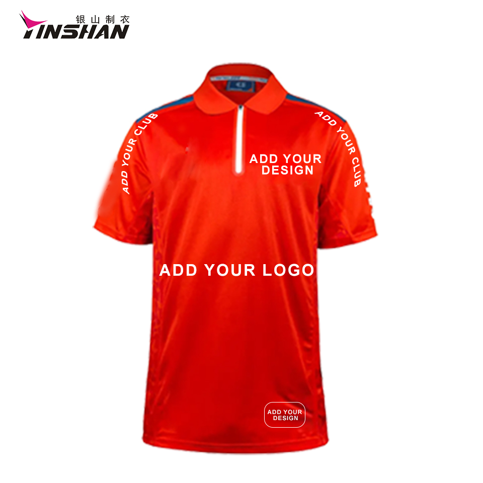 Customized Logo Square Collar Polyester Gaming Polo Esports Jersey Teamwear Polo Shirt