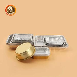 China Aluminum Foil Lunch Disposable Bakery Takeaway Food Aluminum Foil Lunch Boxes Food Packing Containers wholesale