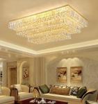 JYLIGHTING Modern Luxury Golden LED Chandelier Custom Crystal Ceiling Light For