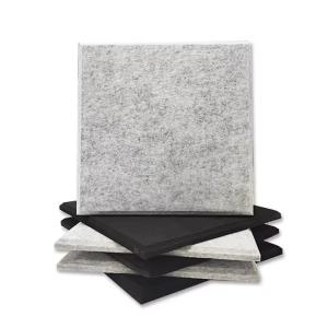 China Self Adhesive Polyester Fiber Sound Proof Wall Panels In Hexagon Shape wholesale