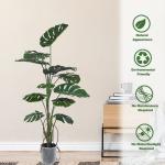 Green Monstera Artificial Potted Floor Plants 180cm Height