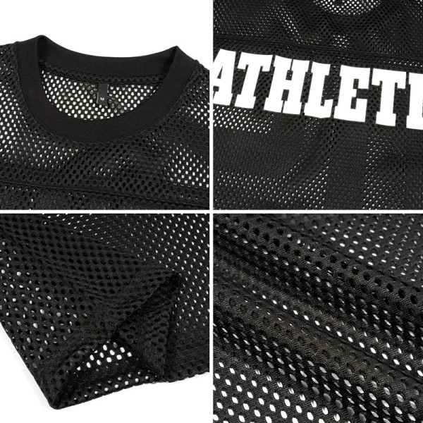 Customized Regular Woven 100% Polyester Breathable Quick Dry Oversized Fit Printed Blank Letter Men's Casual Sport T-shirt