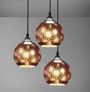 China Retro Carving Hollow out Pendant lights Home Living Bedroom Kitchen E27 ball Pendant lights(WH-VP-185) wholesale