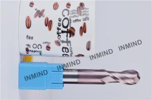 China End Mill Sharpening Service Milling Tool Bits , AlTiN Coating 2 Flute End Mill wholesale
