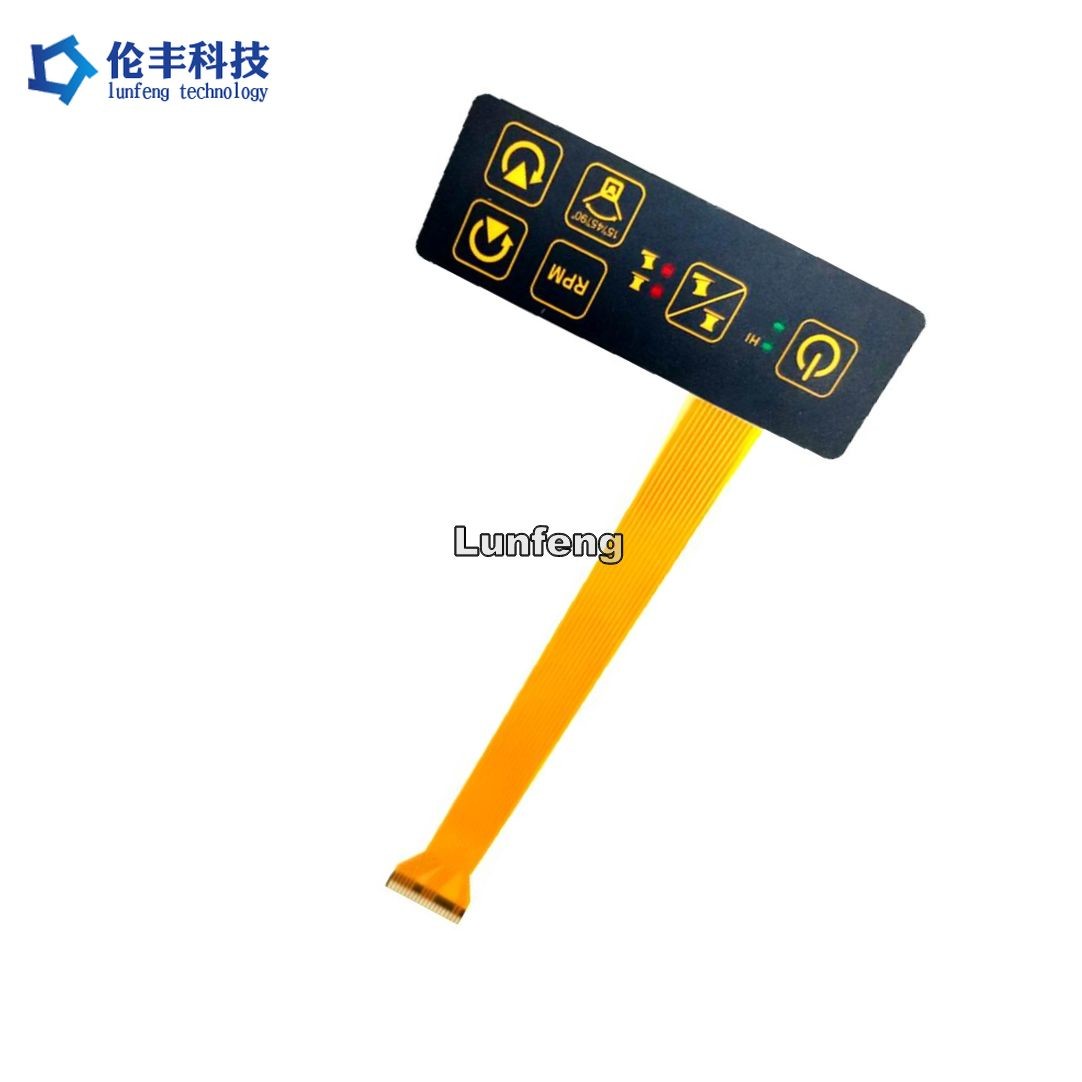 Customized 0.188mm PET Membrane Switch FPC Circuit Matte Surface