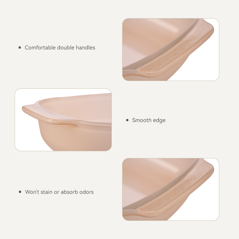 IKOO Bulk Buy Stylish Translucent Colorful Baking Dish