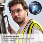 ANSI Z87 Safety Glasses Goggles Anti UV Scratch Resistant Safety Glasses TPR