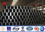 Octagonal Steel Electric Transmission Poles Galvanized Metal Utility Poles 4mm