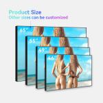 Advertising Indoor 2x2 3x3 55 Inch Led / Lcd Video Wall With Narrow Bezel 3.5mm