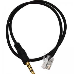 China Male 3.5mm Audio Plug to RJ45 RJ11 CAT6 6P6C 4P4C UTP Cable Network Cable Adapter on sale