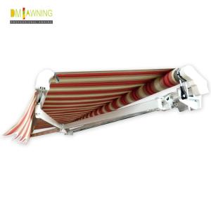 China Balcony Aluminium retractable awning with rain chennel , aluminium retractable awning wholesale
