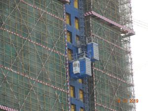 China Frequency Control Motor 46 M / Min Material Lift Elevator wholesale