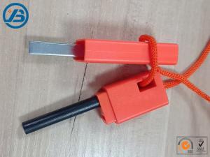 China Hot Sale Outdoor Emergency Magnesium Fire Starter With Compass And Whistle wholesale