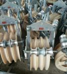 Round Belt Cable Pulley Block Dia 1040mm 50-200KN For Protect Cable