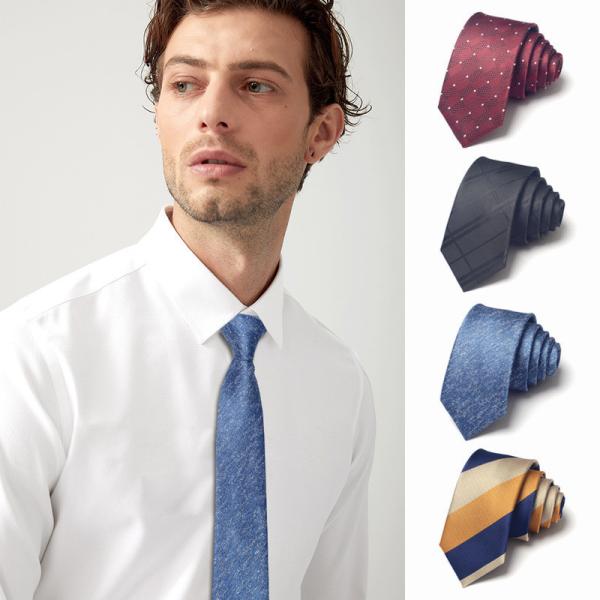 Average Size Tie Custom Striped Fashion Classic 100% Polyester Woven Men's