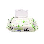 Unbleached Disposable Bamboo Wet Wipes , Durable Biodegradable Toilet Wipes